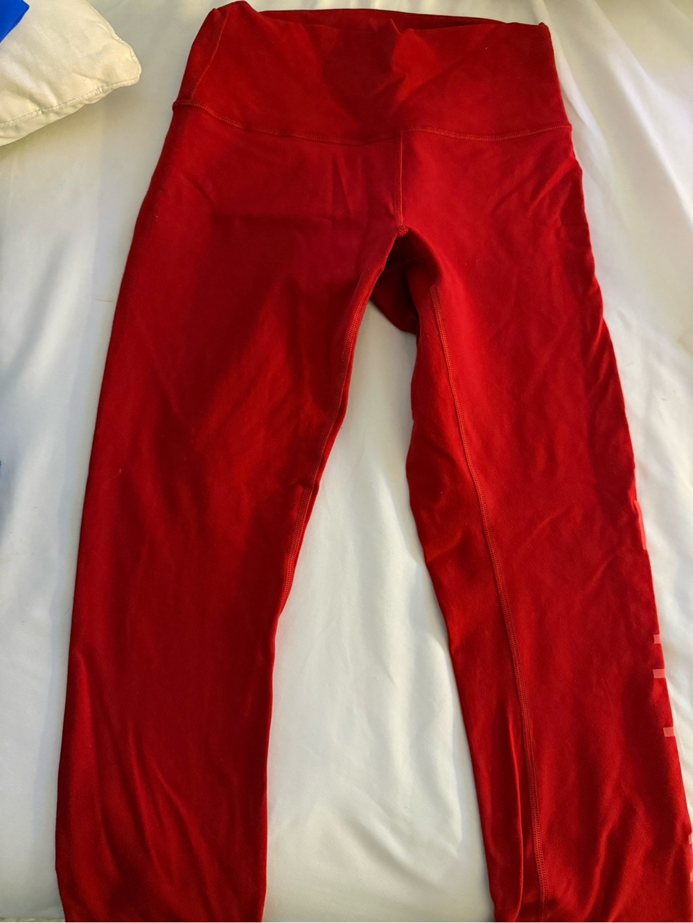 lululemon athletica Red High-Rise Performance Leggings